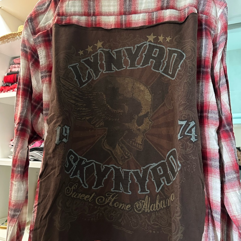 Modern Vintage Red Plaid Men's Shirt